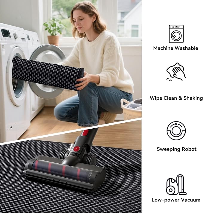 YDKGL 2x6 ft Kitchen Runner Rug Mat Non Slip Boho Woven Hallway Runner Washable - Image 7