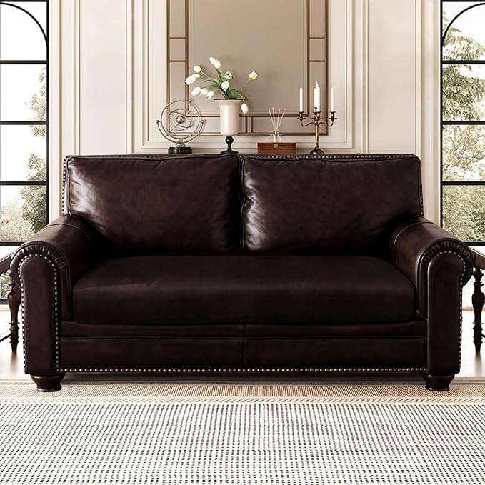 Leather Look Couch Cushion Covers Sofa Seat Slipcovers Sets Couches Furniture - Image 2