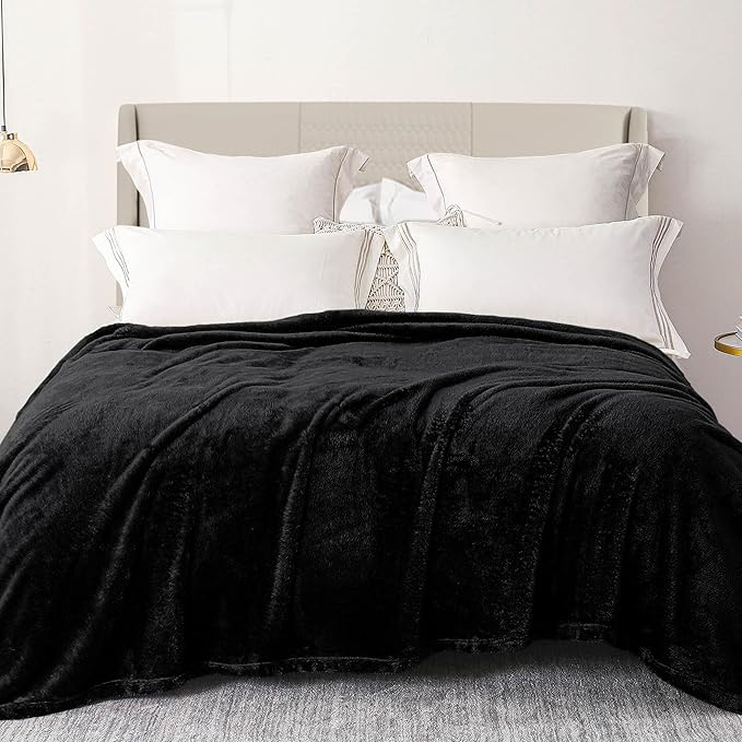 Exclusivo Mezcla Plush Fuzzy Fleece Bed Blanket King Size, Super Soft, Fluffy by ExclusivoMezcla