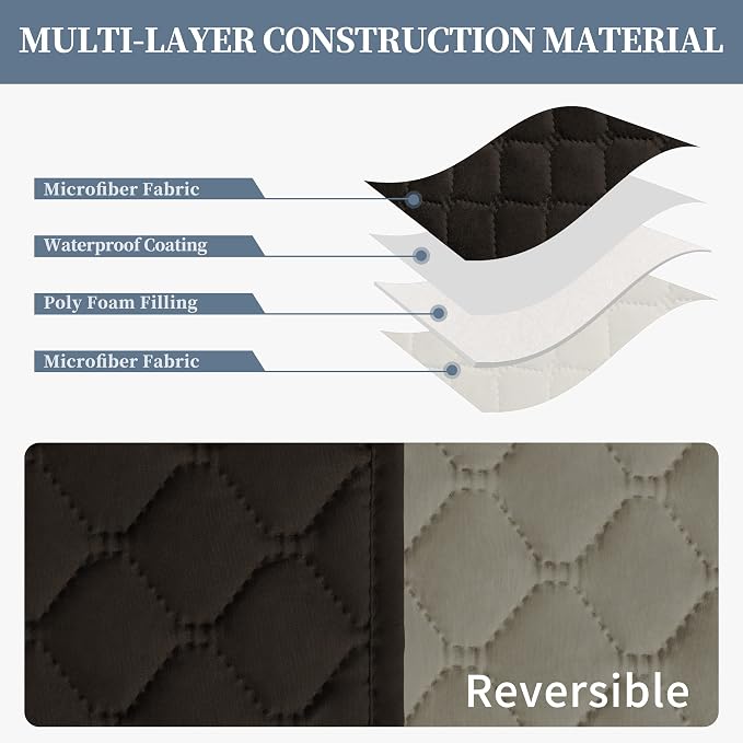 ISSUNTEX Double Protection 100% Waterproof Sofa Covers - Image 4