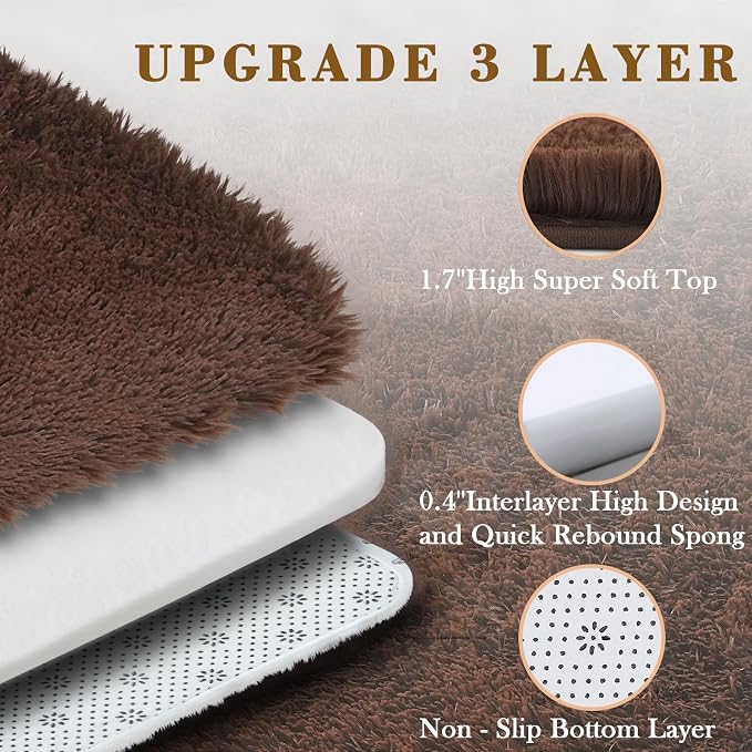 8x10 Area Rugs for Living Room Bedroom, Large Area Rug Shaggy Carpet Soft Plush - Image 5