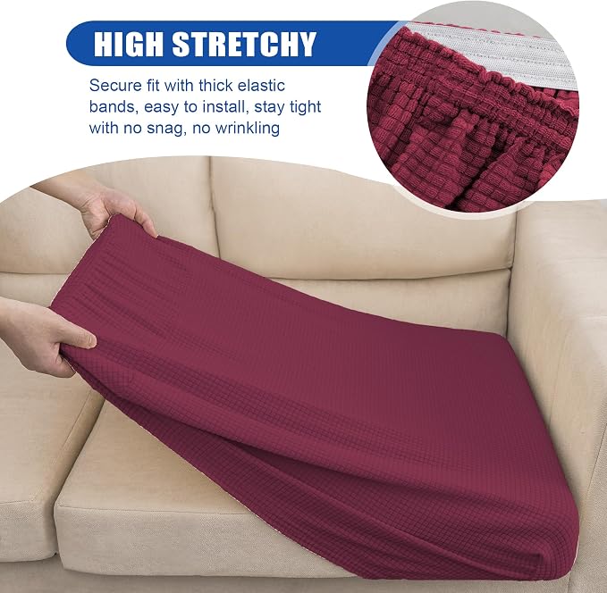 Water Repellent Sofa Couch Cushion Covers Sofa Seat Slipcover, Armchair - Image 5