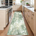 Washable Area Rugs 2'x6' Non-Slip Modern Abstract Soft by RELEANY
