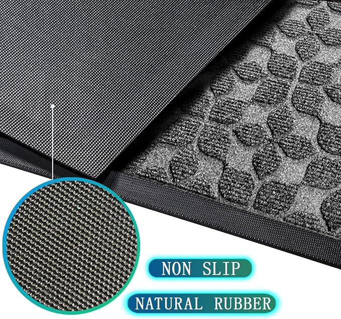 Bulijojo Sturdy Front Entrance Doormats, Durable Heavy Duty Welcome Mat - Image 2