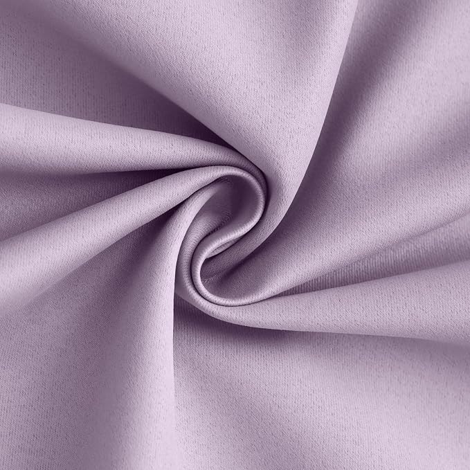 Yakamok 100% Blackout Curtain Panels 84 inches Cold and Light Blocking Drapes - Image 3