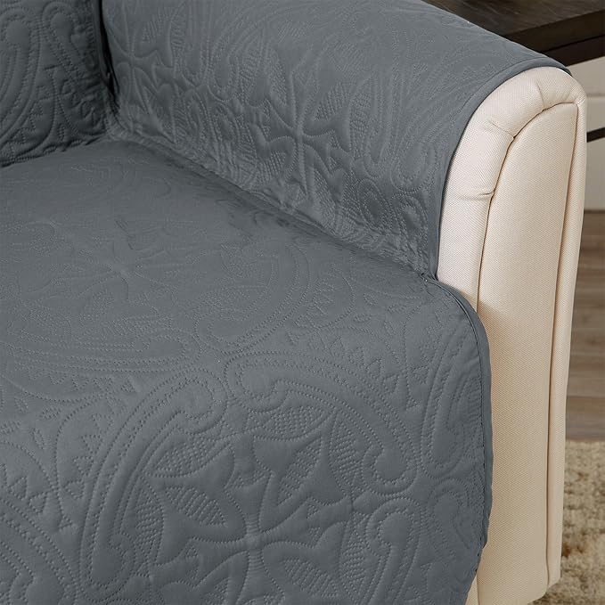 Great Bay Home Reversible Chair Cover - Image 4