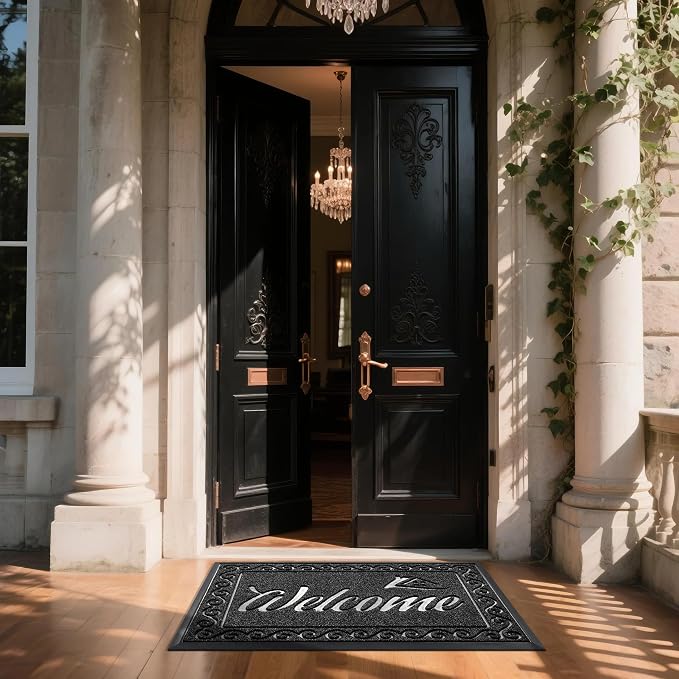 Yimobra Welcome Mat, Heavy Duty Sturdy Door Mats - Image 2