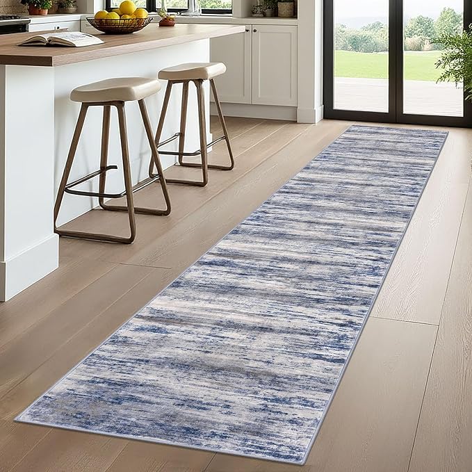 KOZYFLY Modern Abstract Kitchen Runner Rug, 2x10 Washable Rug Runner Non-Slip - Image 7