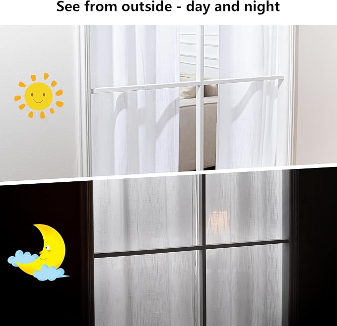 MYSKY HOME White Curtains 84 Inch Length - Image 5