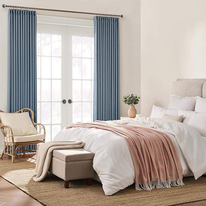 Pinch Pleated Blackout Curtain Drapes - Image 4
