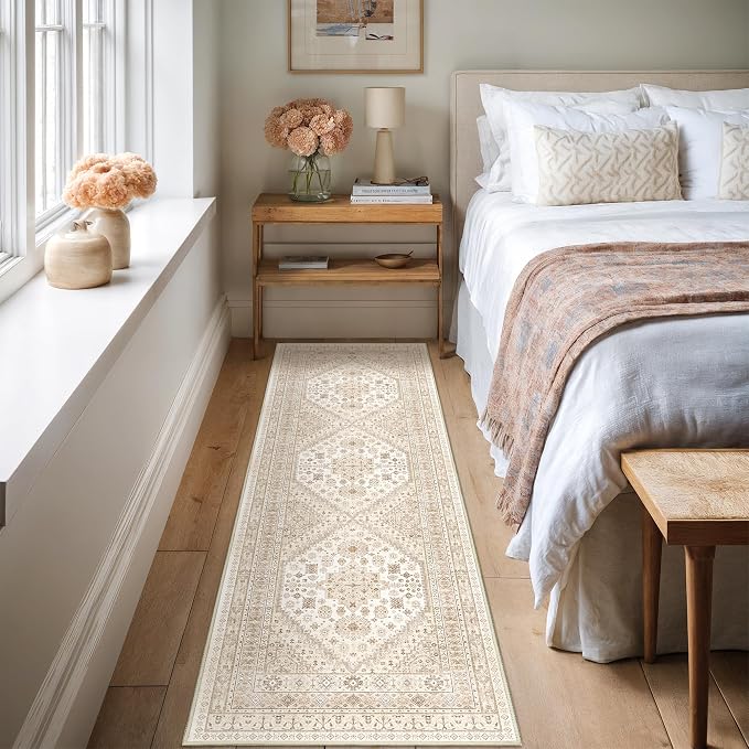 Kitchen Runner Rug Non Slip Washable 2.5x8, Soft Low Pile Entryway Rug Runners - Image 4