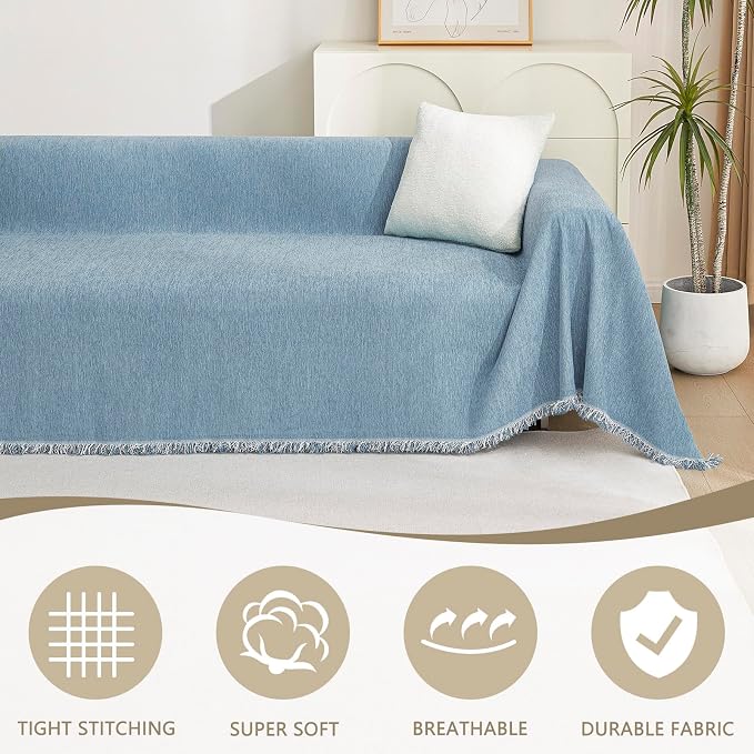 MYSKY HOME Dog Couch Cover Sofa Covers Sectional Couch Covers - Image 2