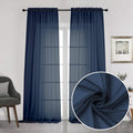 Chyhomenyc Sheer Window Curtains 108 inch Length 2 Panels Set, Airy by Chyhomenyc