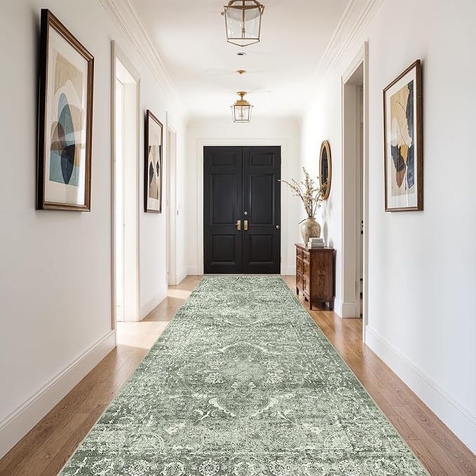 4x10 Washable Hallway Runner Rug by EISUROM