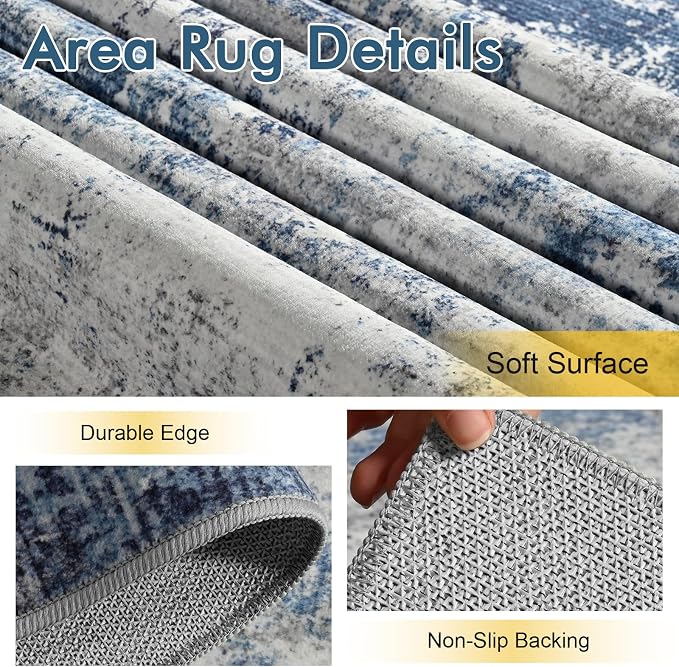 9x12 Ft Extra Large Washable Area Rugs - Image 6