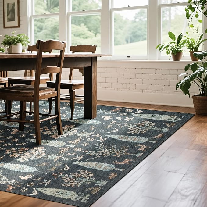 Washable Rugs 8x10 Area Rugs for Living Room, Dining Room- Large Ultra Soft - Image 8