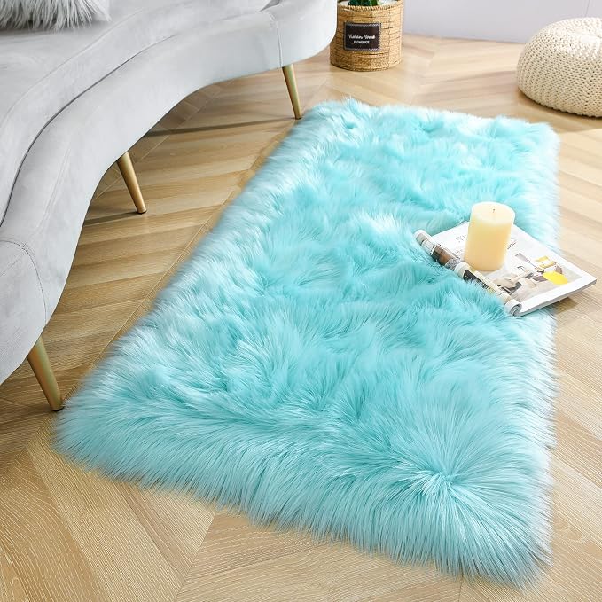 LOCHAS Soft Fluffy Faux Fur Rugs by LOCHAS