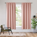 RYB HOME Bedroom Blackout Curtains 63 inches Long, 100% Blackout Thermal by RYBHOME