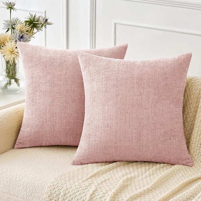 MIULEE Pack of 2 Couch Valentines Throw Pillow Covers 20x20 Inch Soft Spring by MIULEE