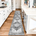 Yamaziot Washable Runner Rug, 2x10 Non-Slip Boho Vintage Hallway Rug Runner by Yamaziot