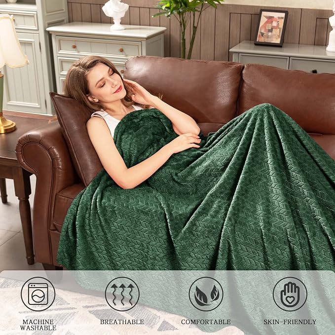 Inhand Fleece Throw Blanket, Super Soft Flannel Cozy - Image 5