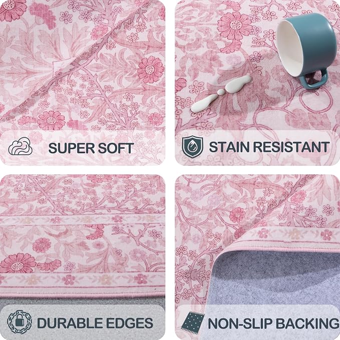 Washable 2'6" x 8' Runners for Hallways, Non Slip Long Floor Runner for Kitchen - Image 7