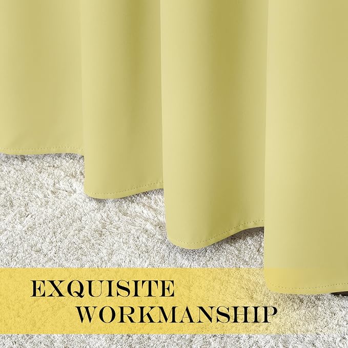 NICETOWN Blackout Curtains 72 inches Long, Grommet Privacy Window Treatment - Image 4