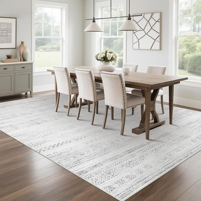 Moroccan Washable Rugs 8x10 Area Rugs - Image 9