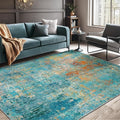 Washable Area Rugs 5'x8' Non-Slip Modern Abstract Soft by RELEANY