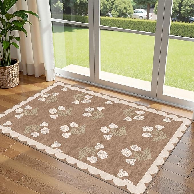 3x5 Floral Entry Rug by Othilic