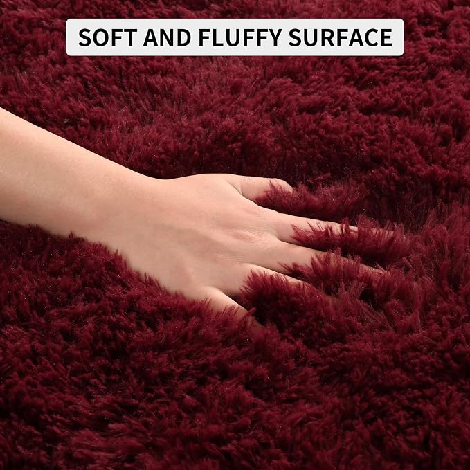 Tepook Soft Fluffy Rugs for Bedroom, 4x6 Area Rug for Living Room, Modern - Image 7