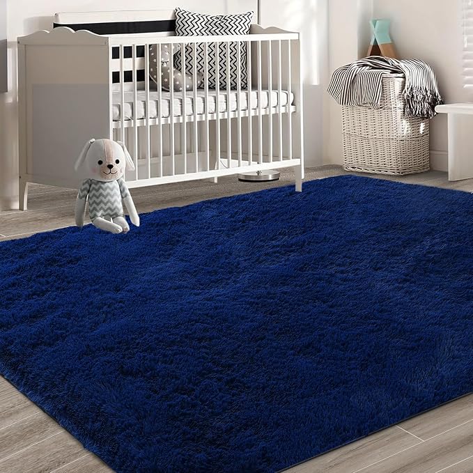Shag Area Rugs for Bedroom Living Room, 4X6 Ultra Soft Fluffy Area Rugs for Dorm - Image 9