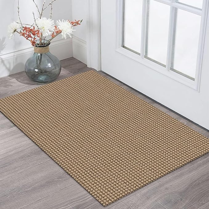 KOZYFLY Indoor Door Mat 2x3 ft Small Area Rugs Washable Front Door Mat Non Slip by KOZYFLY