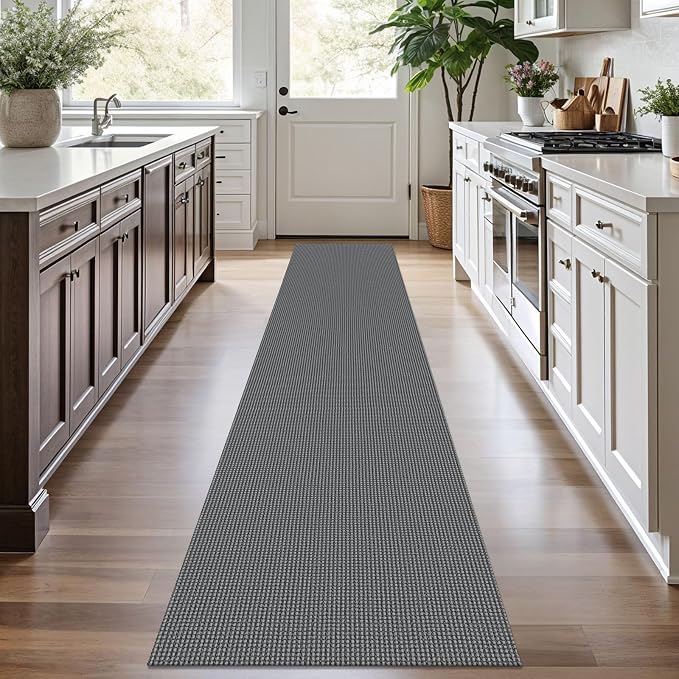 KOZYFLY Runners for Hallways 2x10 ft Washable Kitchen Runner Non Slip Rubber - Image 2