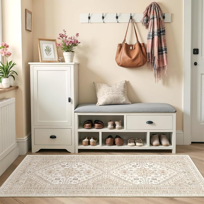 Runner Rug 2x6, Ultra-Thin Entryway Rug Non Slip Washable Rugs - Image 3