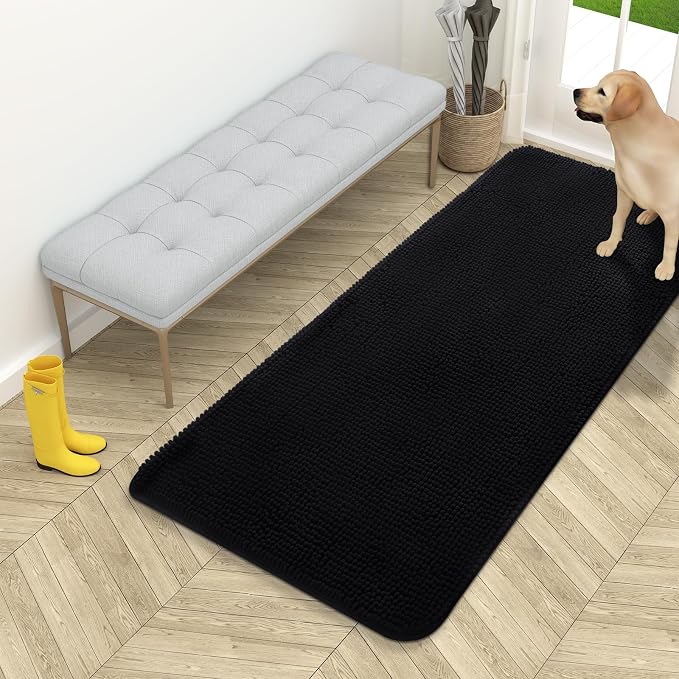 OLANLY Dog Door Mat for Muddy Paws 54x24, Absorbs Moisture and Dirt, Absorbent by OLANLY