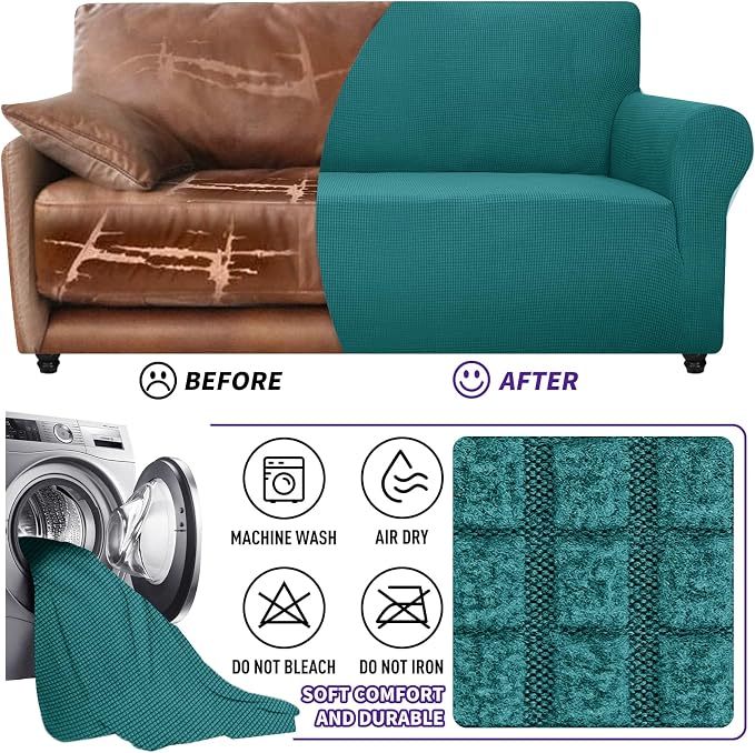 ZNSAYOTX Super Stretch Chair Slipcover Universal Sofa Chair Covers - Image 7