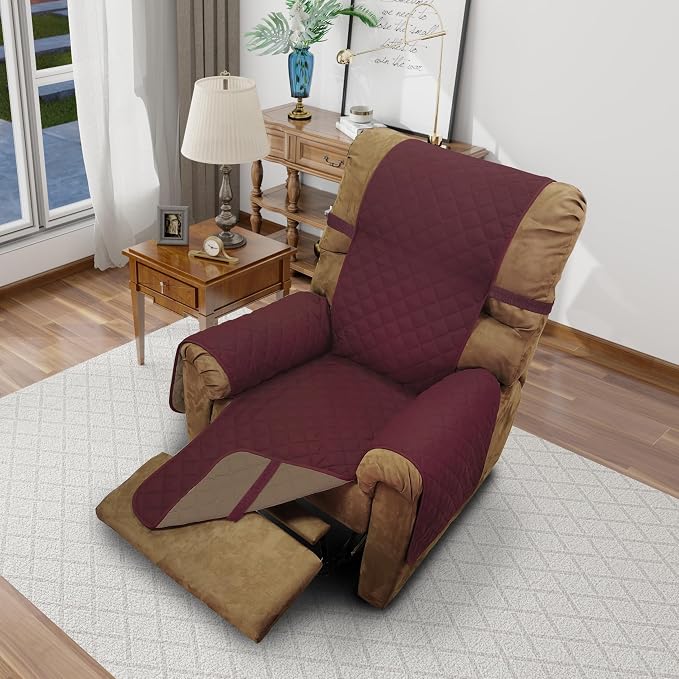 Recliner Chair Covers Reversible Sofa Cover Couch Cover by LuxshareHome