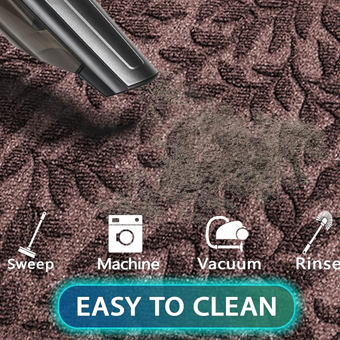 Bulijojo Sturdy Front Entrance Doormats, Durable Heavy Duty Welcome Mat - Image 3
