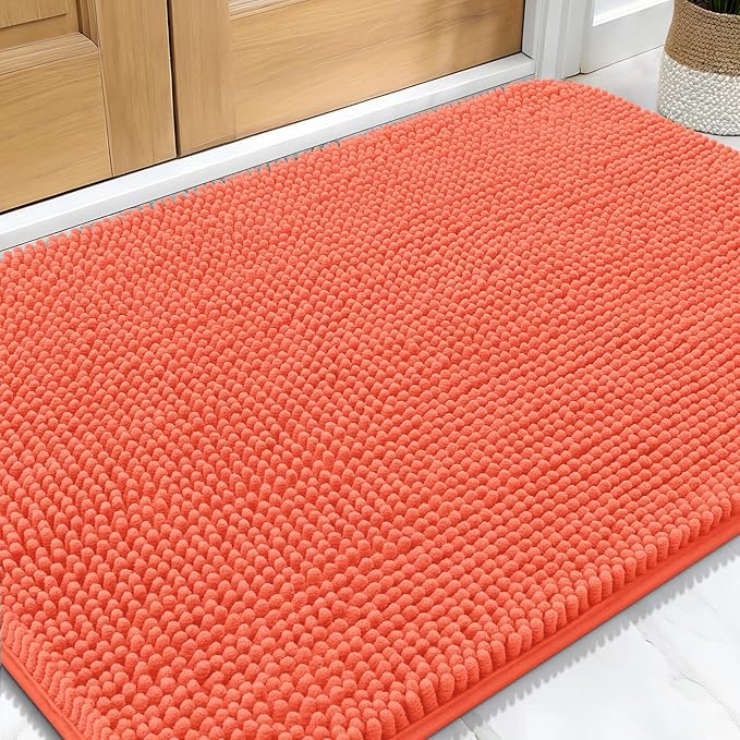 OLANLY Dog Door Mat for Muddy Paws 34x21, Absorbs Moisture and Dirt, Absorbent by OLANLY