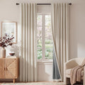 RYB HOME Warm Sand 100% Blackout Curtains by RYBHOME