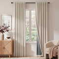 RYB HOME Warm Sand 100% Blackout Curtains by RYBHOME