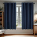 Deconovo Blackout Curtains, Thermal Insulated, W70 x L63 2 Panels, Back Tab by Deconovo