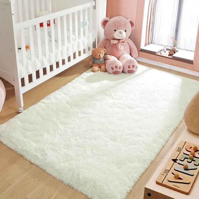 LOCHAS Ultra Soft Indoor Modern Area Rugs Fluffy Living Room Carpets - Image 6