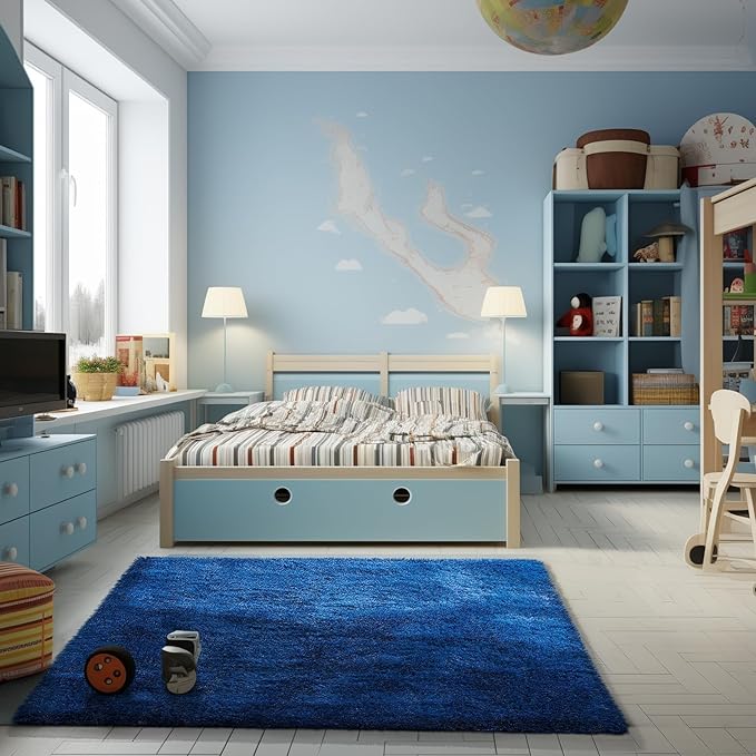Ophanie Blue Rug, Boys 3x5 Rugs - Image 3