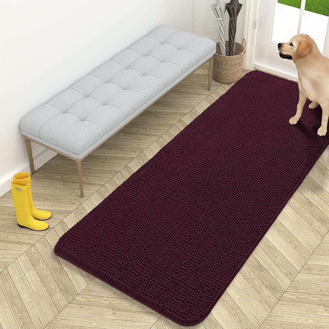 OLANLY Dog Door Mat for Muddy Paws 59x24, Absorbs Moisture and Dirt, Absorbent by OLANLY