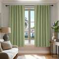 Deconovo Blackout Curtains, Thermal Insulated, W52 x L45 2 Panels, Back Tab by Deconovo