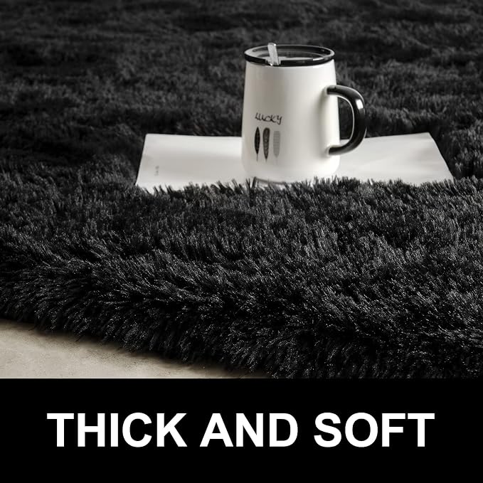 LOCHAS Ultra Soft Indoor Modern Area Rugs Fluffy Living Room Carpets - Image 5