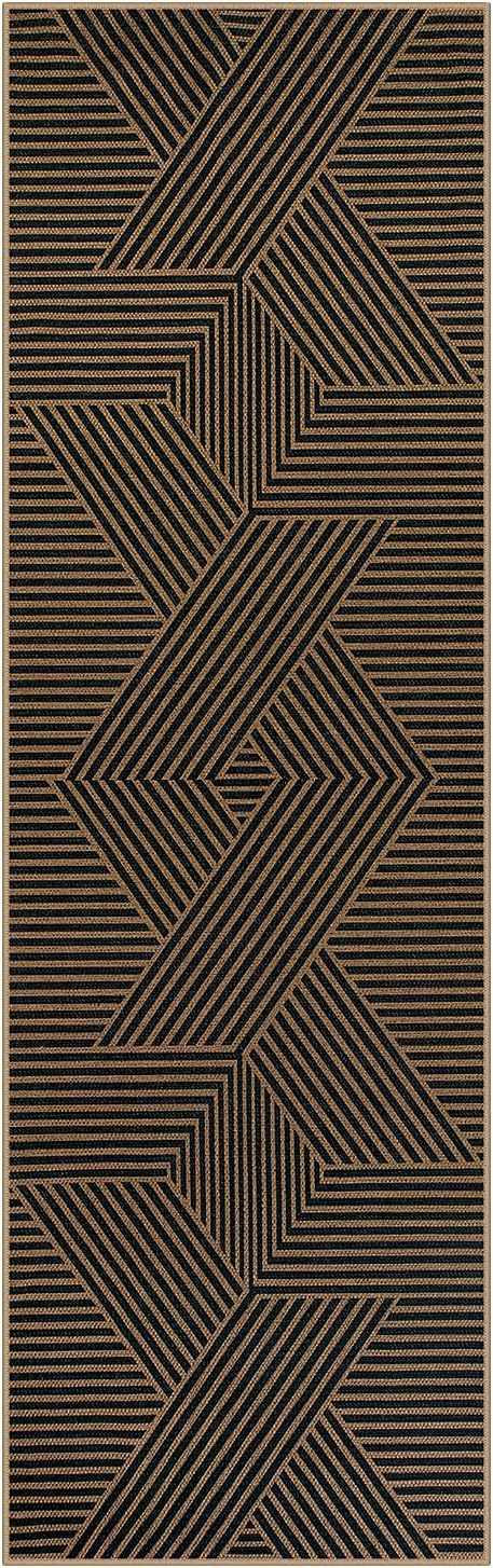 Lahome Enfys Modern Geometric Runner Rug, 2x8 Washable Rug Runners - Image 7