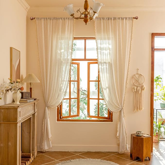MYSKY HOME Living Room Curtains 90 Inch Length - Image 8